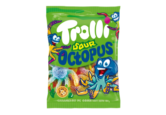 C.12 sachets 100gr TROLLI OCTOPUS SOUR