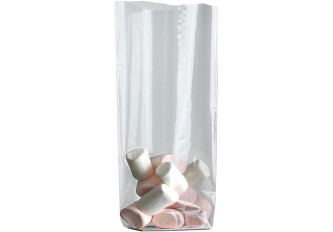 P.100 sacs Polypropylène cristal 12x18cm