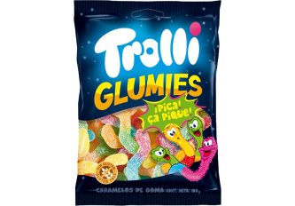 C.12 sachets 100gr TROLLI GLUMIES