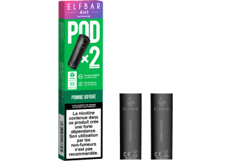 Lot 10 P.2 pods 4en1 Pomme goyave 20mg