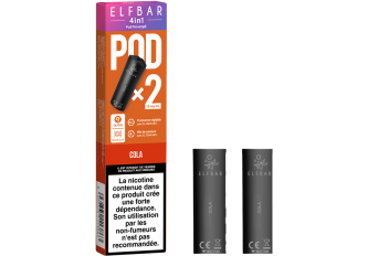 Lot 10 P.2 pods 4en1 Cola  10mg