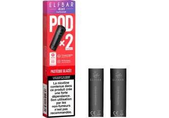 Lot 10 P.2 pods 4en1 Pastèque glacée  10mg