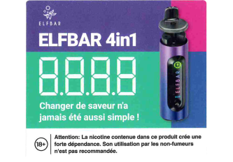 stop rayon prix ELFBAR 4EN1