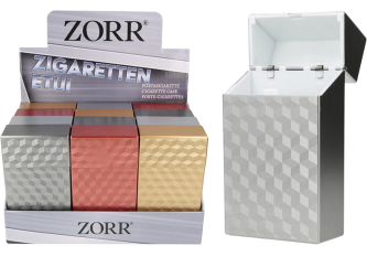 B.12 étuis à cigarette METALLI 100S ZORR