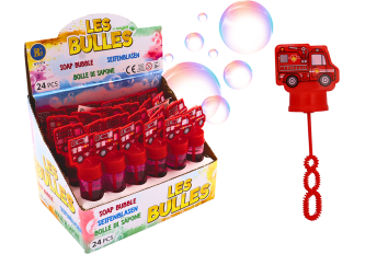 B.24 bâtons bulles savon 14cm pompier