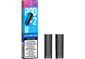 Lot 10 P.2 pods 4en1 Baies & Pomme Pêche 10mg