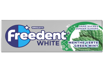 B.30 étuis FREEDENT WHITE menthe verte