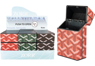 B.12 étuis à cigarette PUSH ZORR
