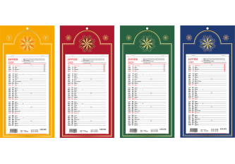 Plaque calendrier mensuel GM 200x380