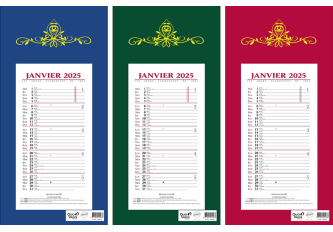 Calendrier bloc mensuel 20x41,5cm SKYTOS