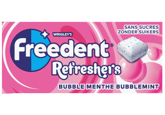 B.24 étuis FREEDENT REFRESHERS Bubble Menthe